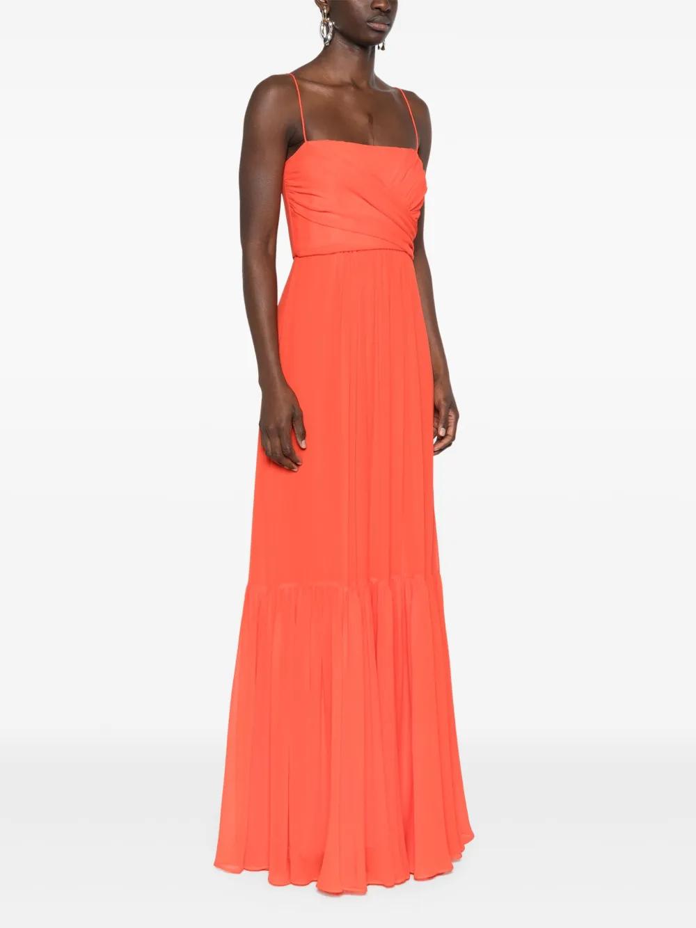 【関税＆送料込み】Max Mara Studio Pioppo Long Dress Max Mara Studio Pioppo Long Dress in Red | Lyst