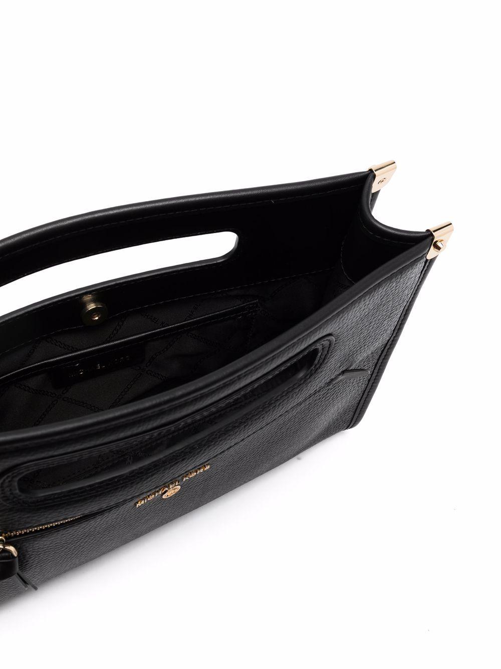 MICHAEL Michael Kors Leather Large Jane Clutch Bag in Black | Lyst