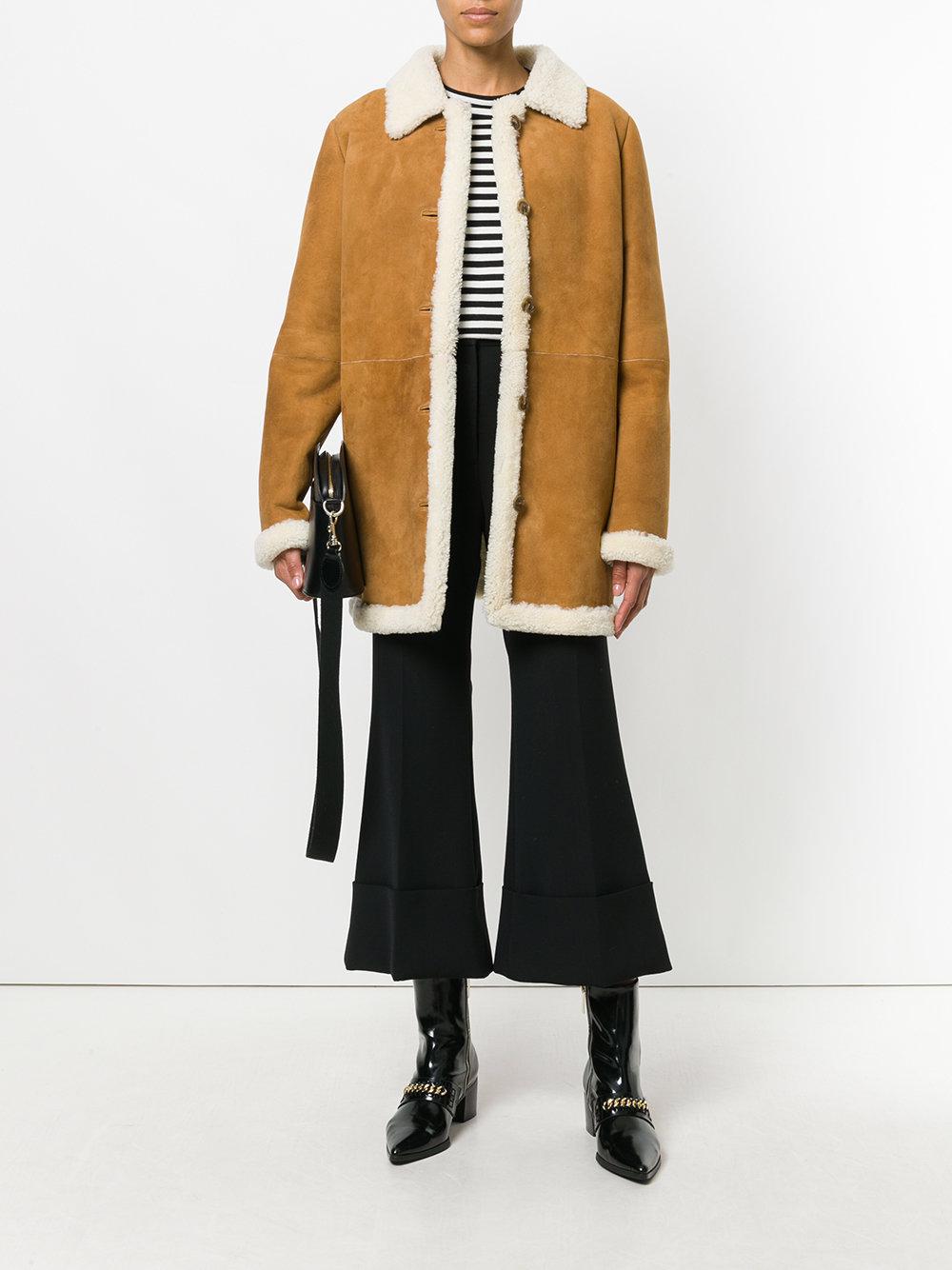 Apc shearling clearance coat