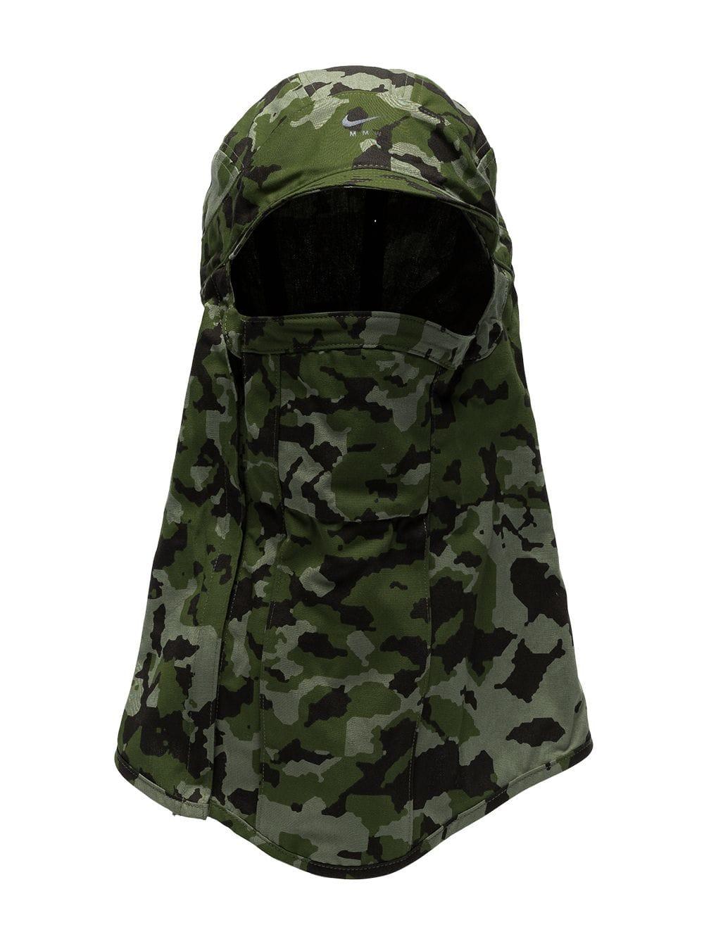 Nike Synthetic X Mmw Camouflage Cap Balaclava in Green for Men Lyst