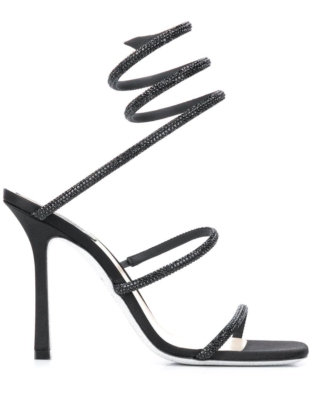 rene caovilla cleo black