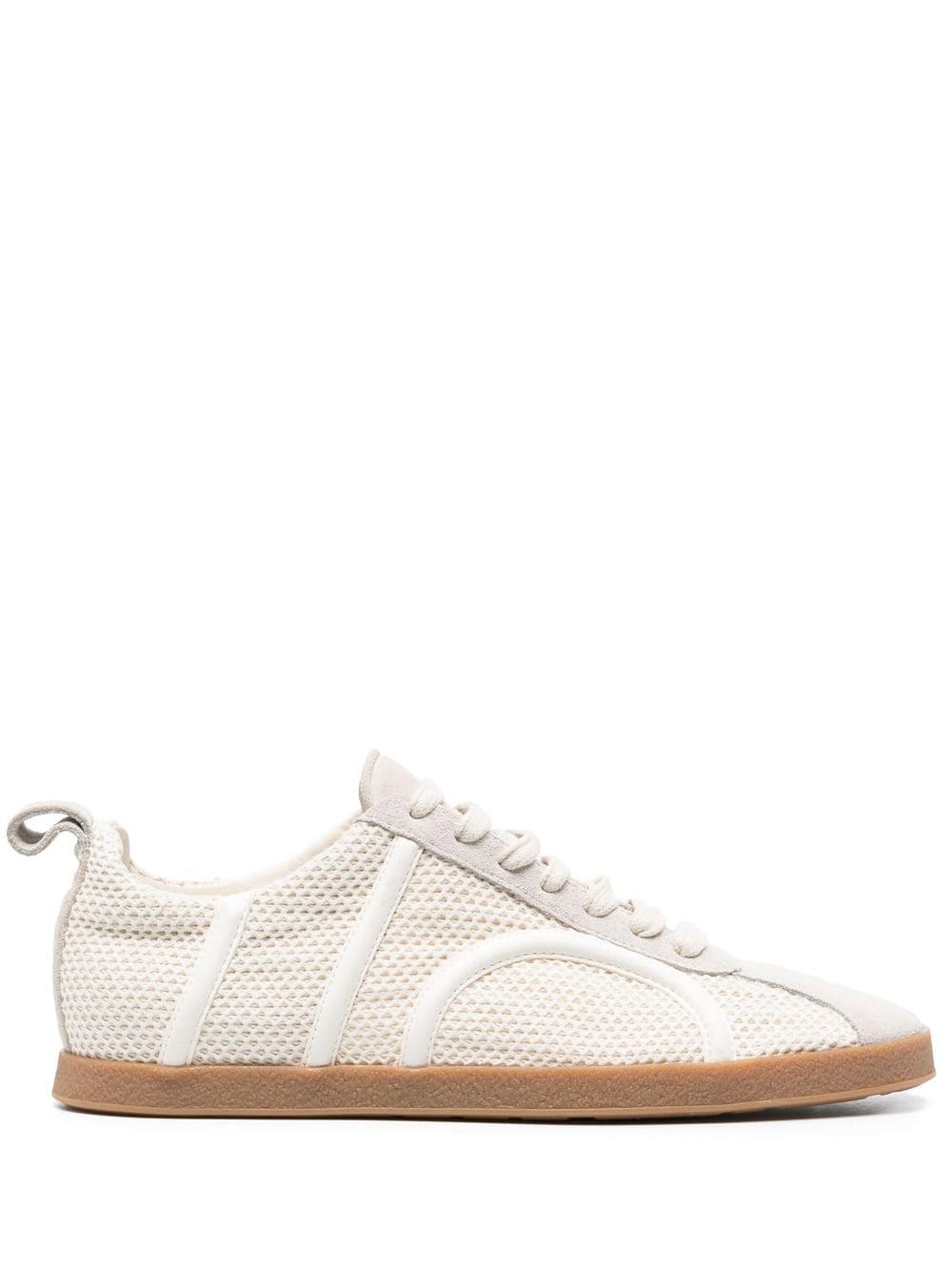 Totême Panelled Mesh Sneakers in White | Lyst