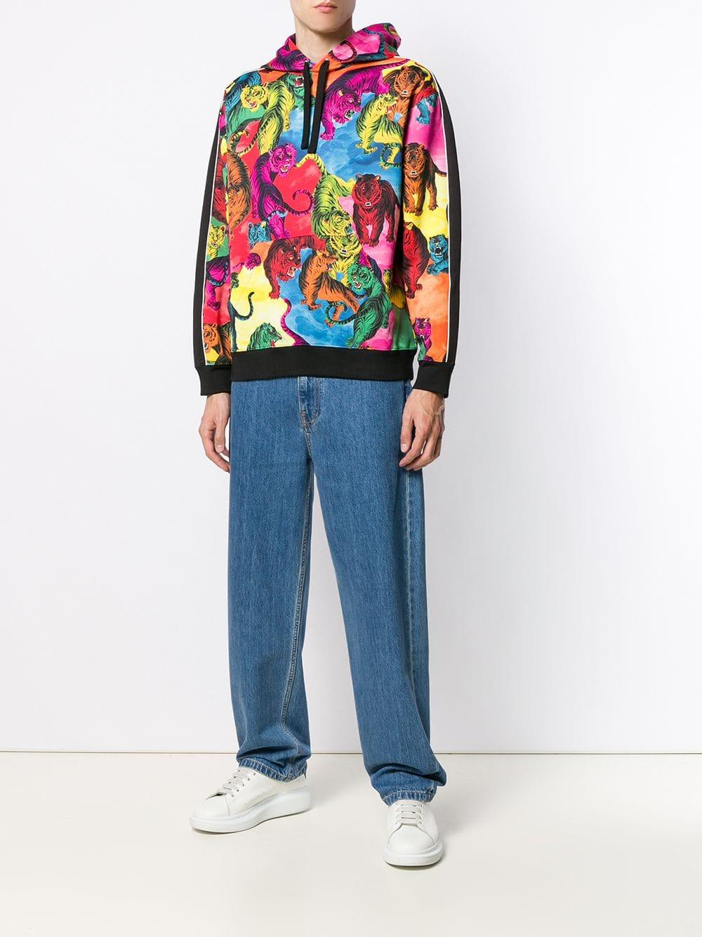 【関税込み】Printed Valentino Garavani hoodie VALENTINO GARAVANI chez valentino oversized hoodie Black