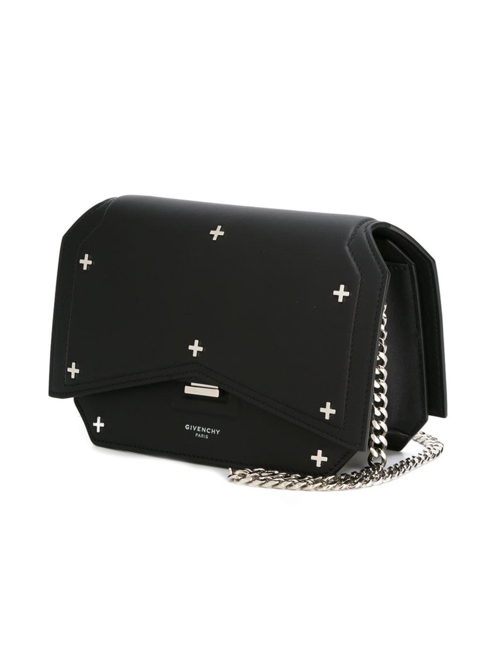 Givenchy Mini Bow Cut Leather CrossBody Bag in Black Lyst