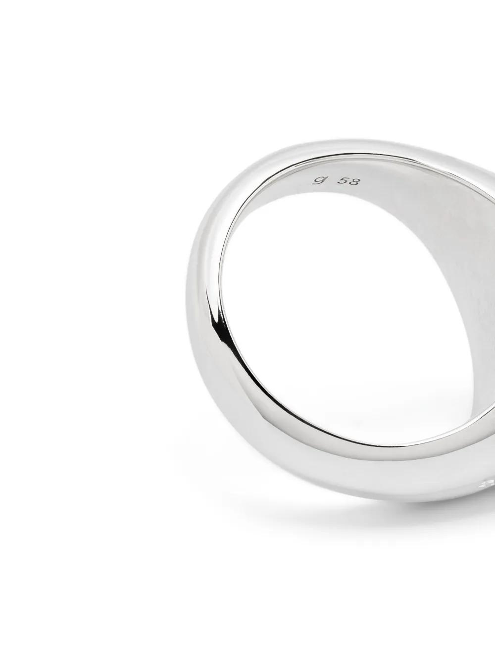 【新品】TOM WOOD Ivy Ring Tom Wood Ivy Polished-Finish Ring in White | Lyst