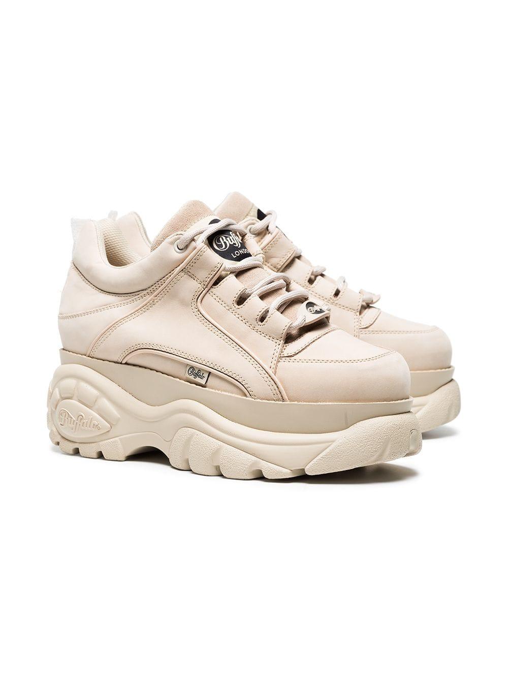 cream buffalo shoes