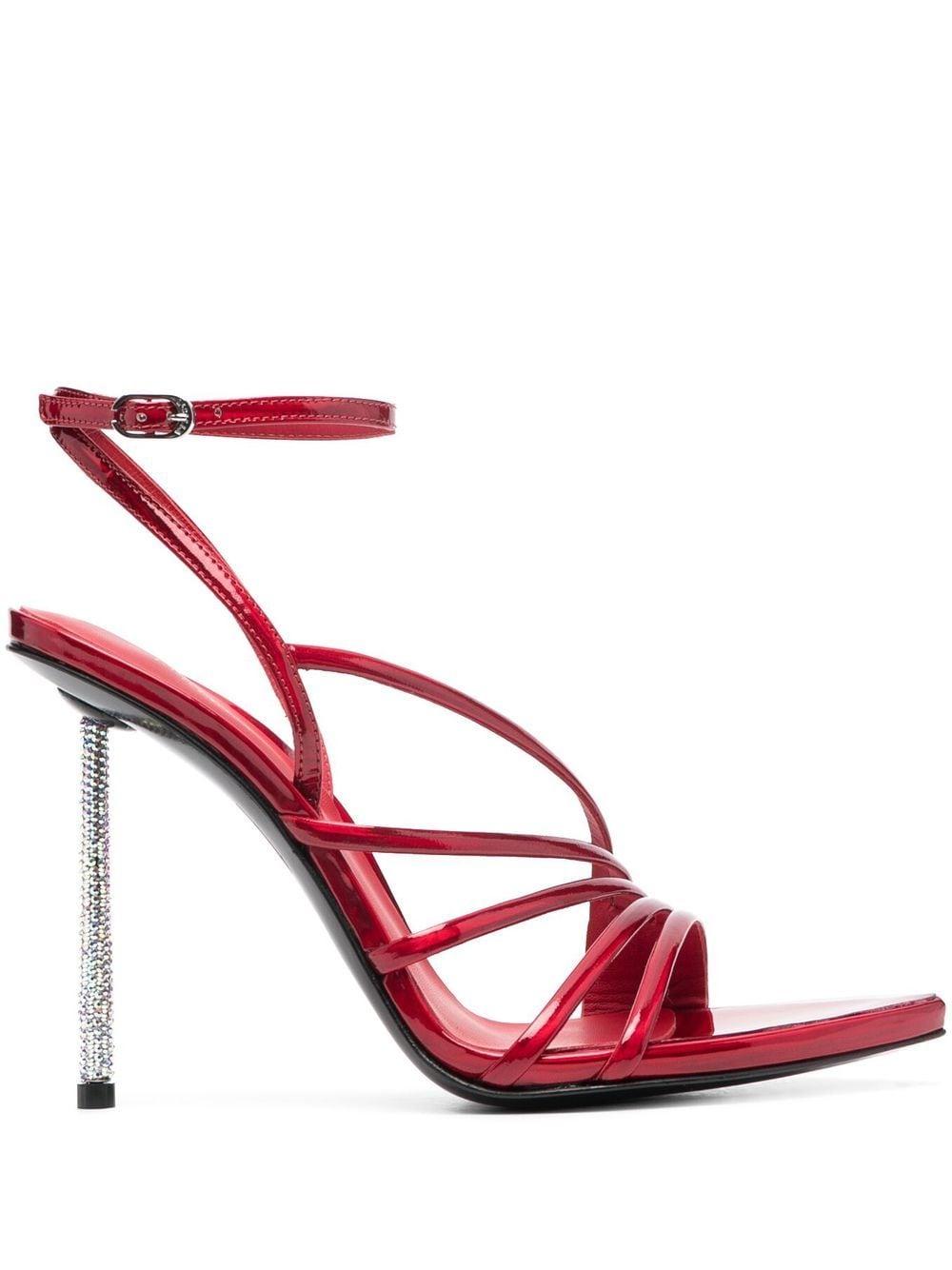 Le Silla Bella 120mm Patent-leather Sandals in Pink | Lyst
