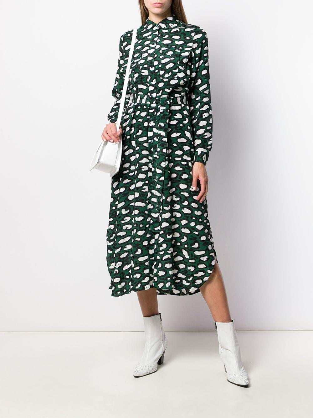 essentiel antwerp green dress