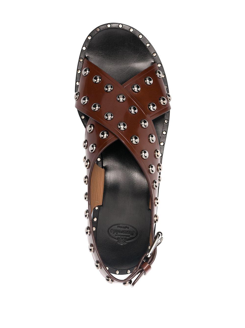 【関税&送料込】Church'S Church S Rhonda 2 Smooth Leather Fl Church`s Rhonda 2 Sandals DX0104.9FG-F0AAB BLACK | IlDuomo