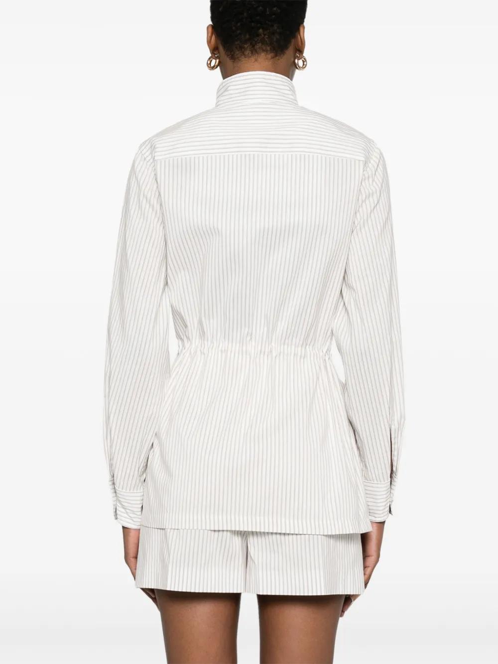 アウターその他 FENDI Striped blouson White Fendi Striped Blouson In White - 12% Off | Editorialist