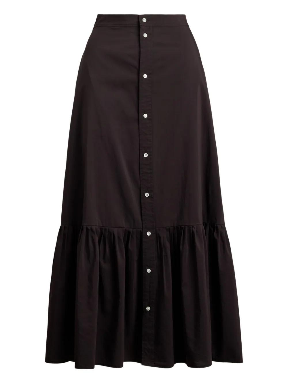スカート Polo Ralph Lauren Slightly High-Waisted Midi Cotton Skirt Polo Ralph Lauren Floral cotton midi skirt Polo Ralph Lauren