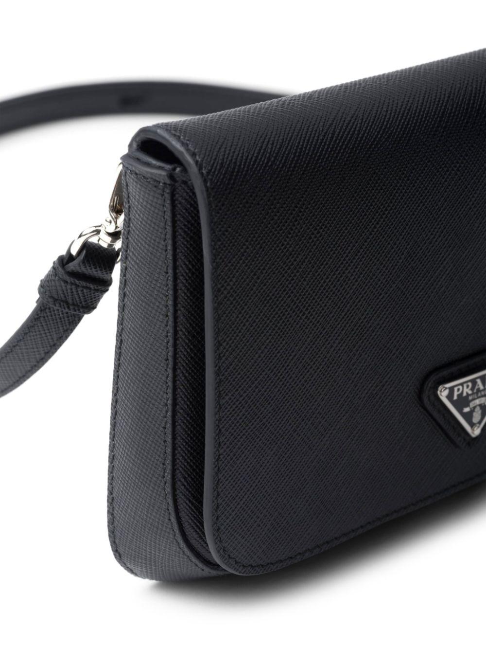 Prada Saffiano Leather Cross Body Bag in Black for Men Lyst UK