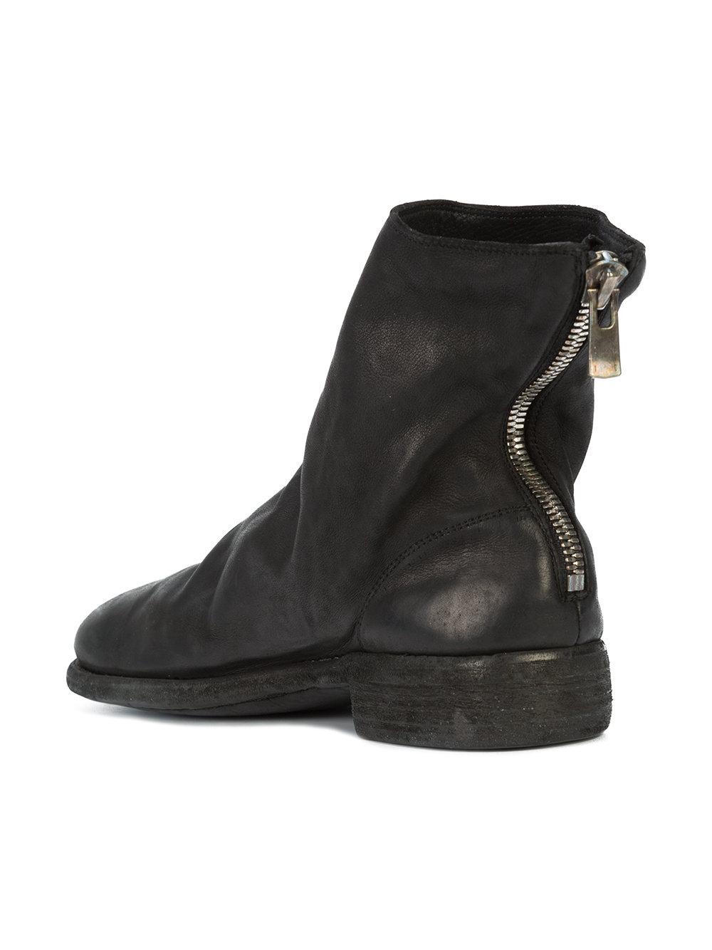 Lyst - Guidi Slouchy Ankle Boots in Black for Men