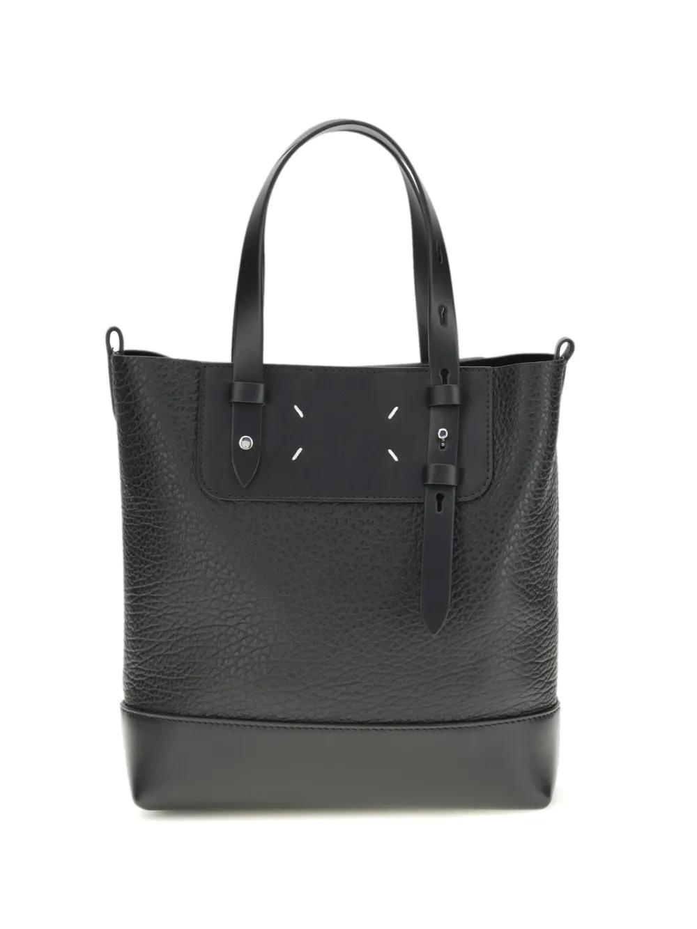 Maison Margiela Mini Vertical Tote Bag in Black | Lyst