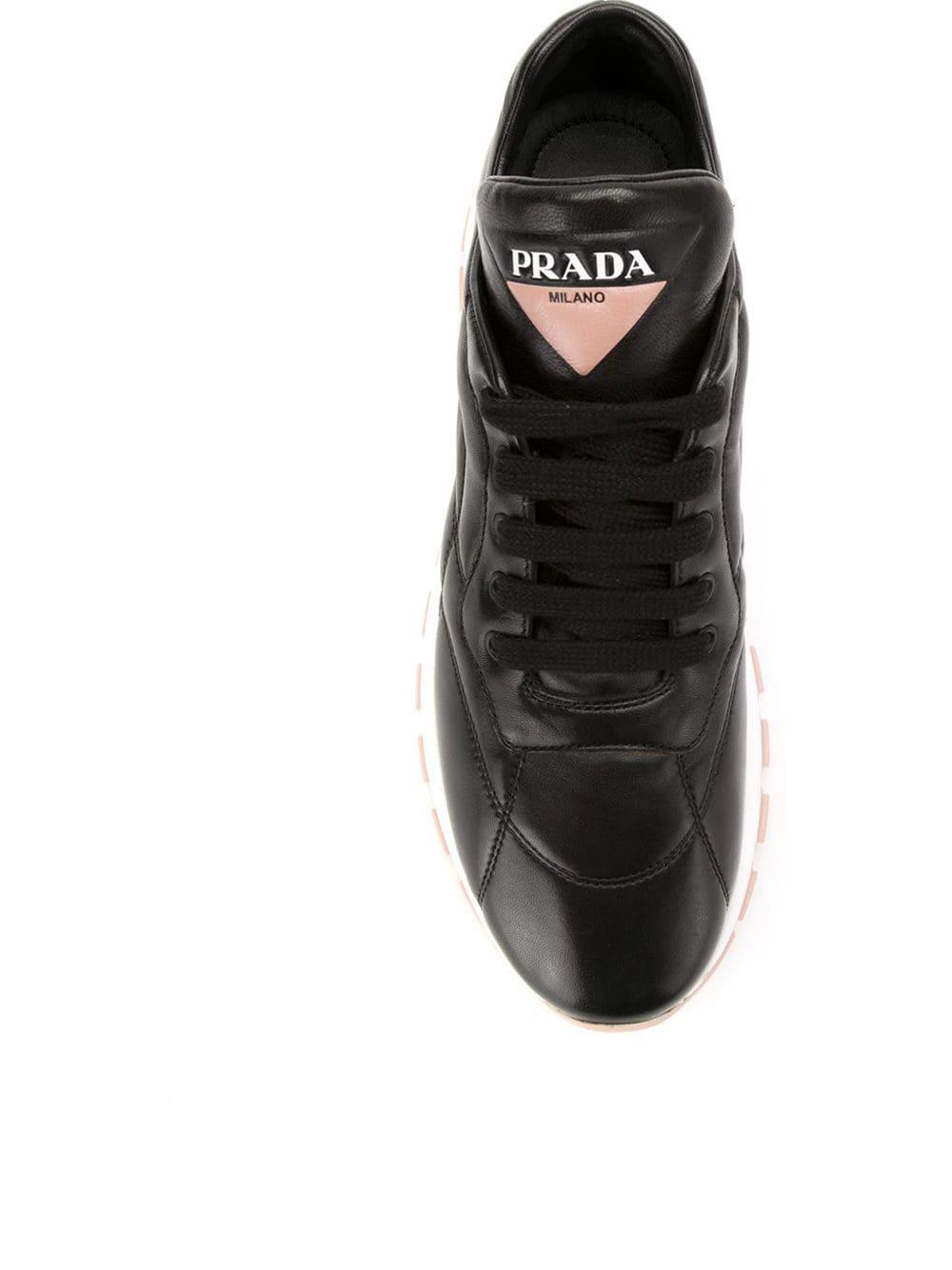 prada prax 01 sneakers black