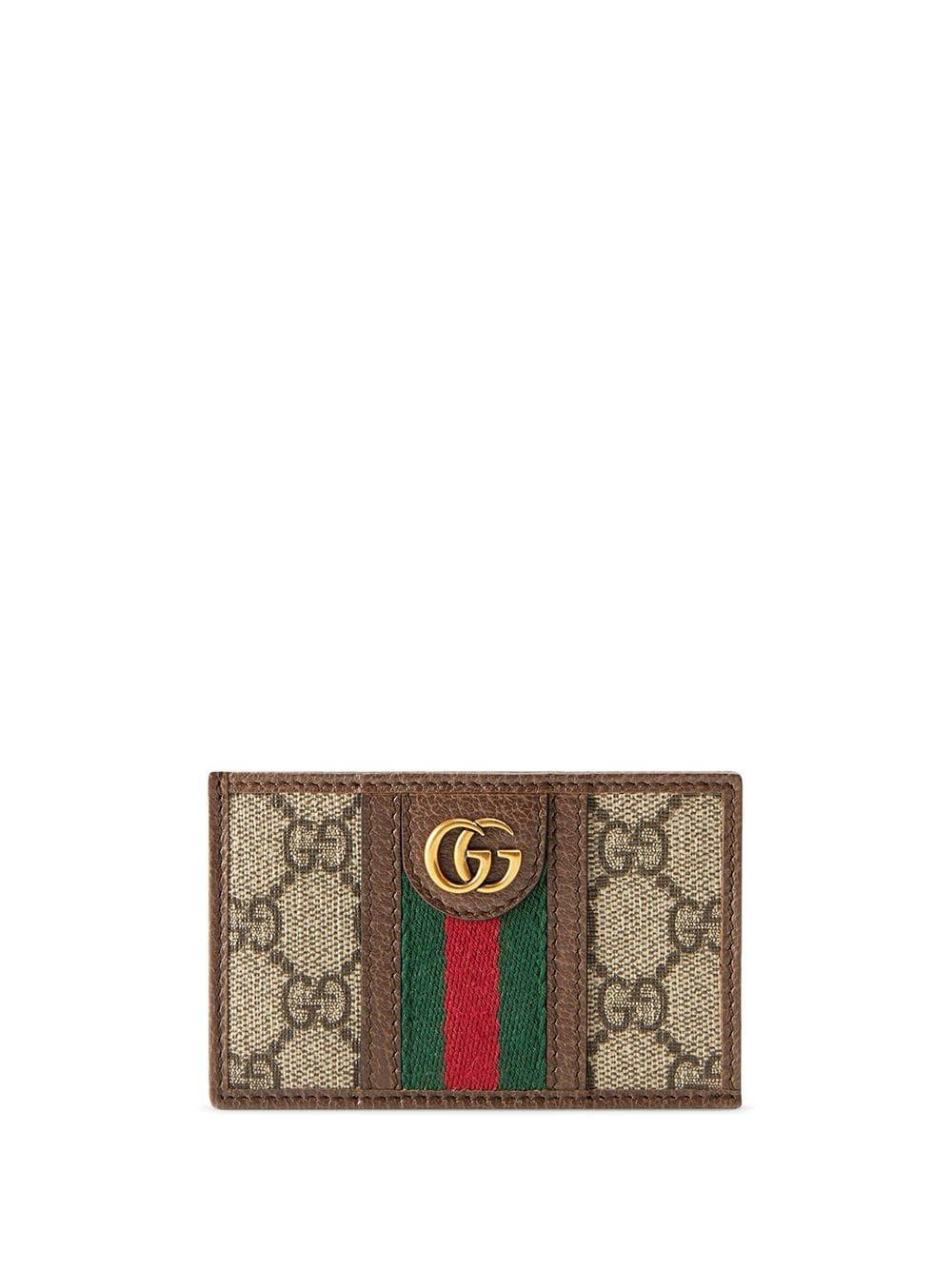 Gucci Canvas Ophidia GG Card Case in Brown for Men Save 25 Lyst