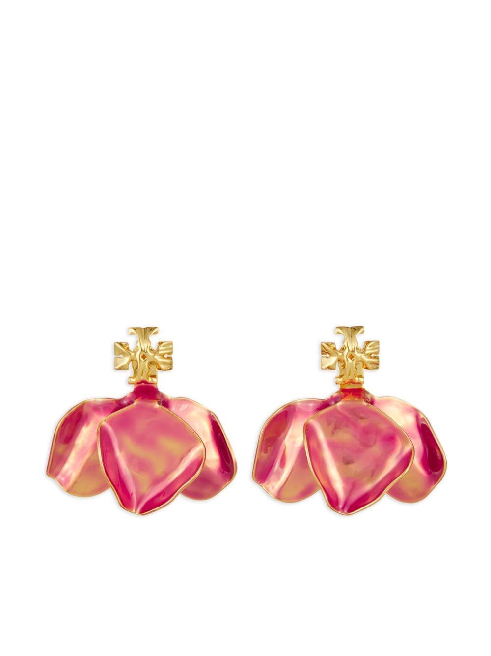 Tory Burch Roxanne Frontback Earrings in Pink Lyst Canada