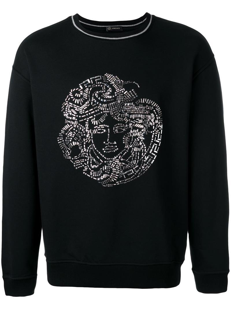 versace sequin sweatshirt