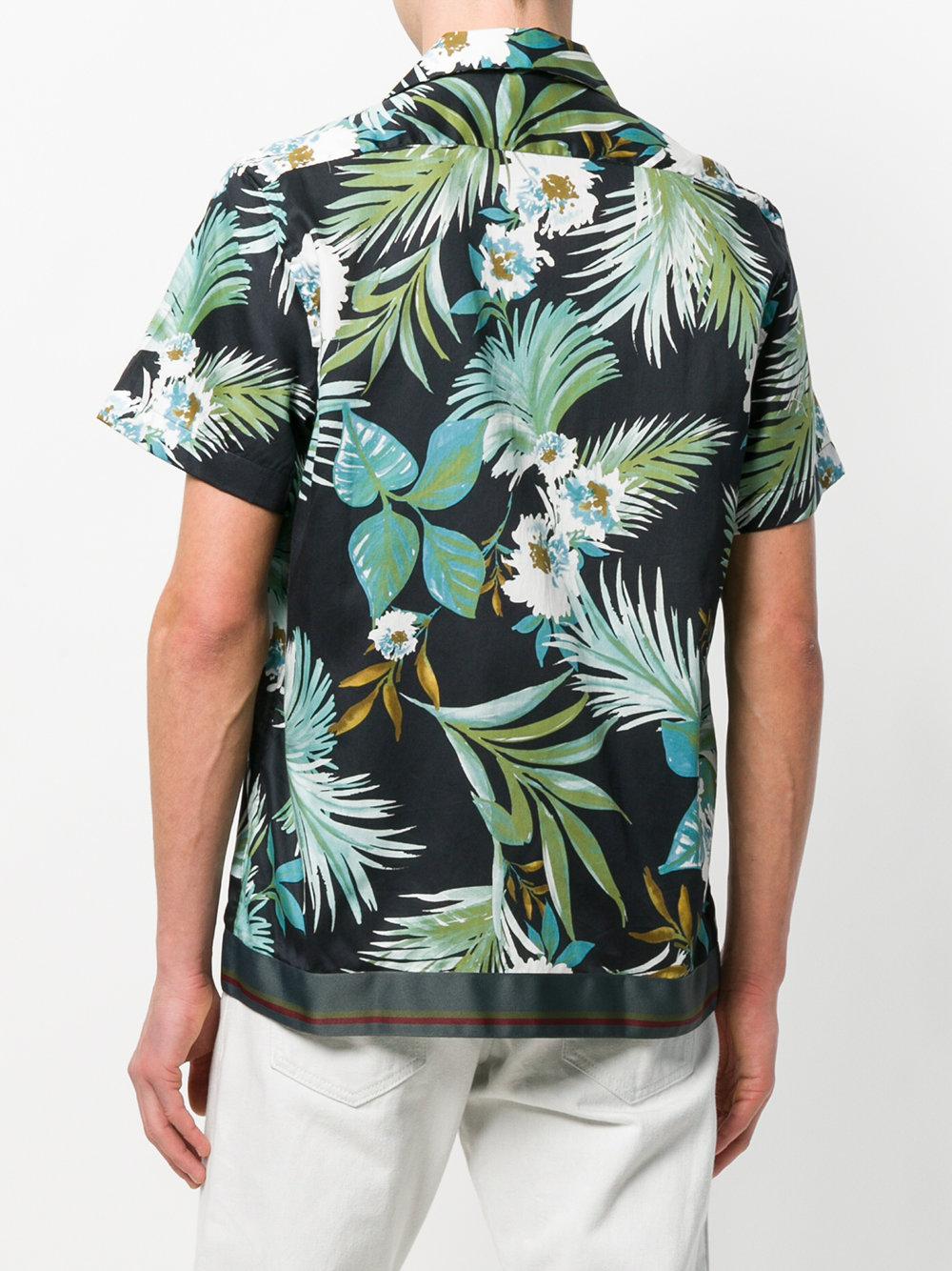 Low Brand Cotton Jungle Print Shirt in Green for Men - Lyst