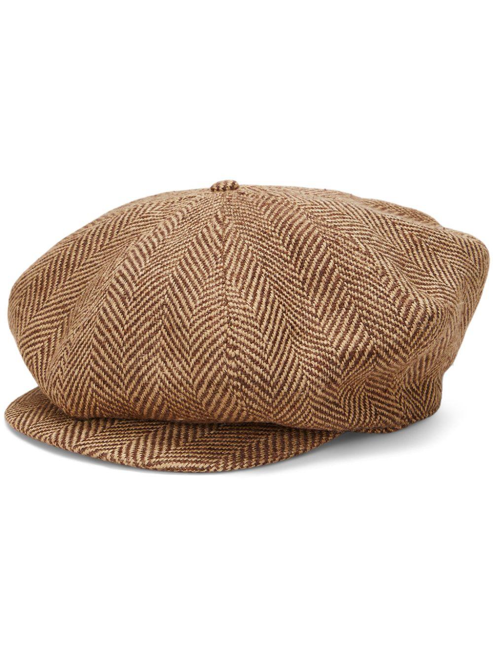 Polo Ralph Lauren The Morehouse Collection Newsboy Cap in Brown