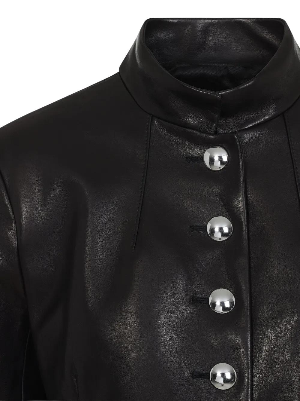 レザージャケット・コート KHAITE SAMUELSON JACKET Samuelson Jacket in Black – KHAITE