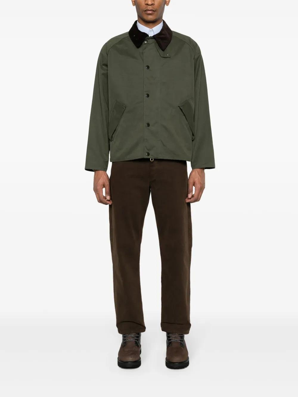 Barbour WAX OS TRANSPORT 希少 OLIVE 未使用ピンズ Barbour Transport Wax Jacket in Black for Men | Lyst