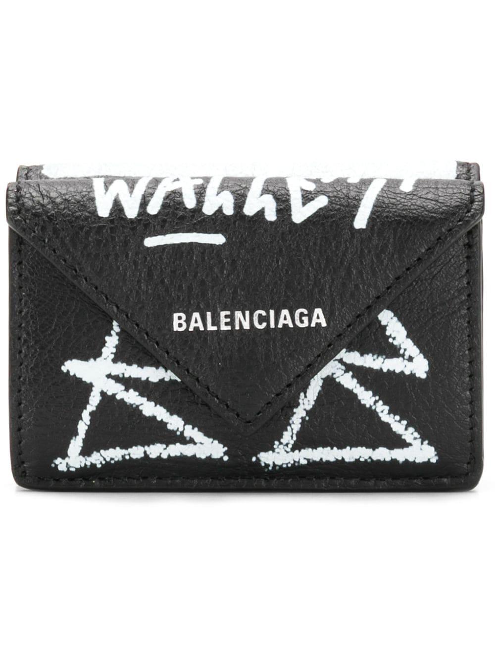 balenciaga papier mini wallet