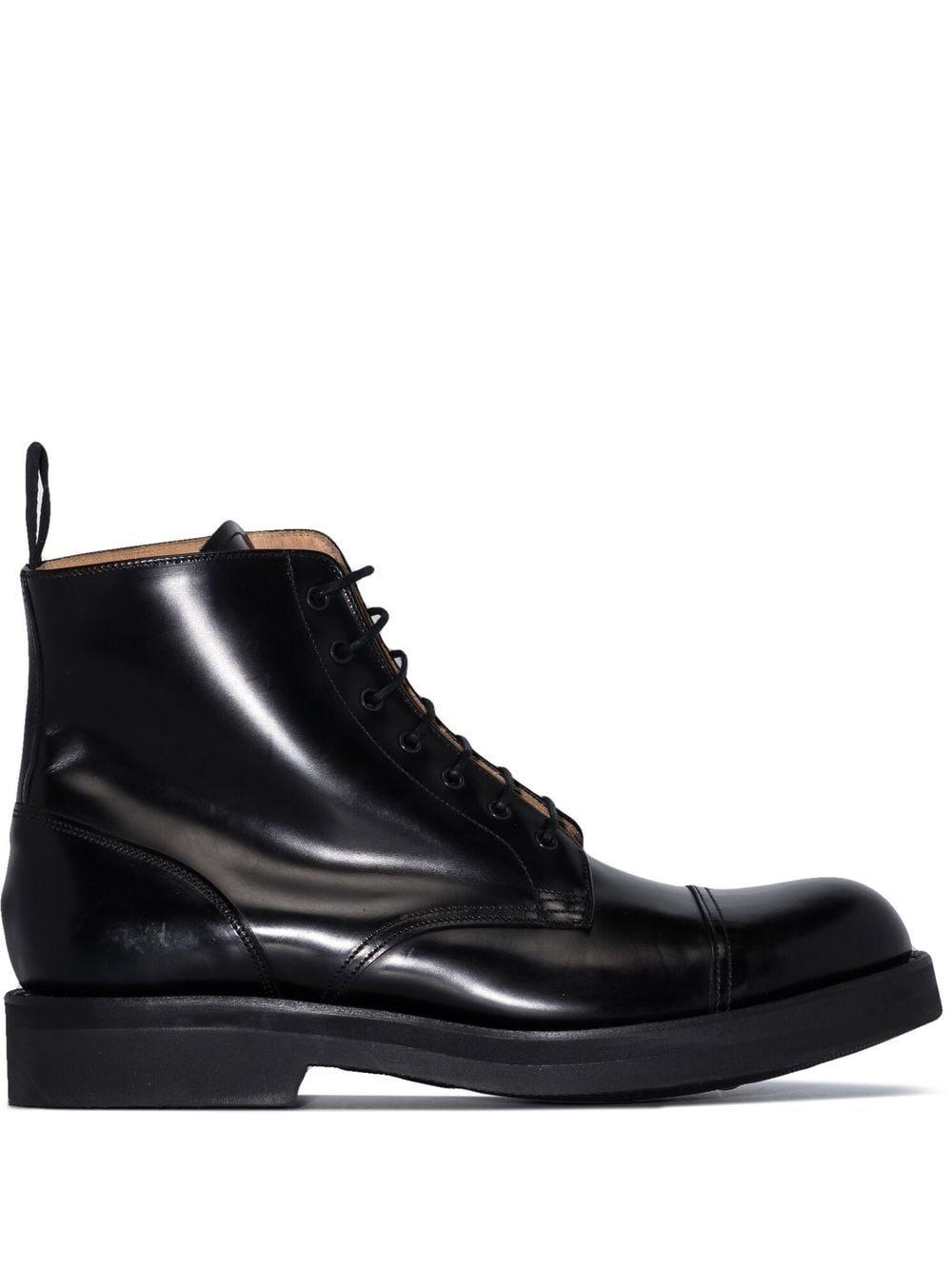 Grenson Leather Desmond Oxford Boots in Black for Men | Lyst Canada