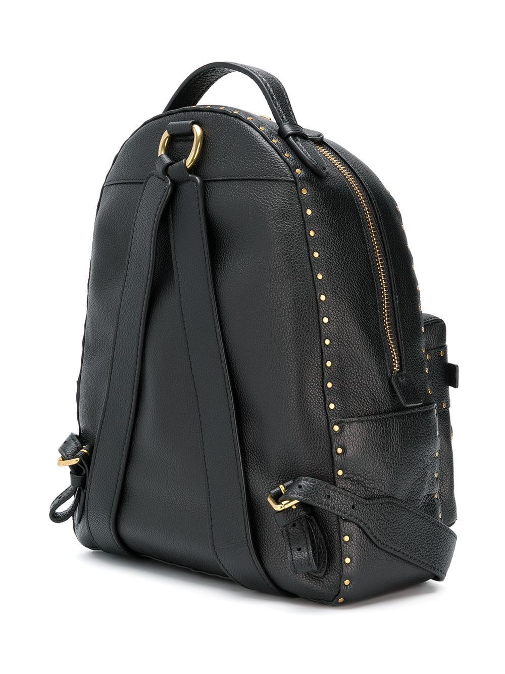 coach studded backpack