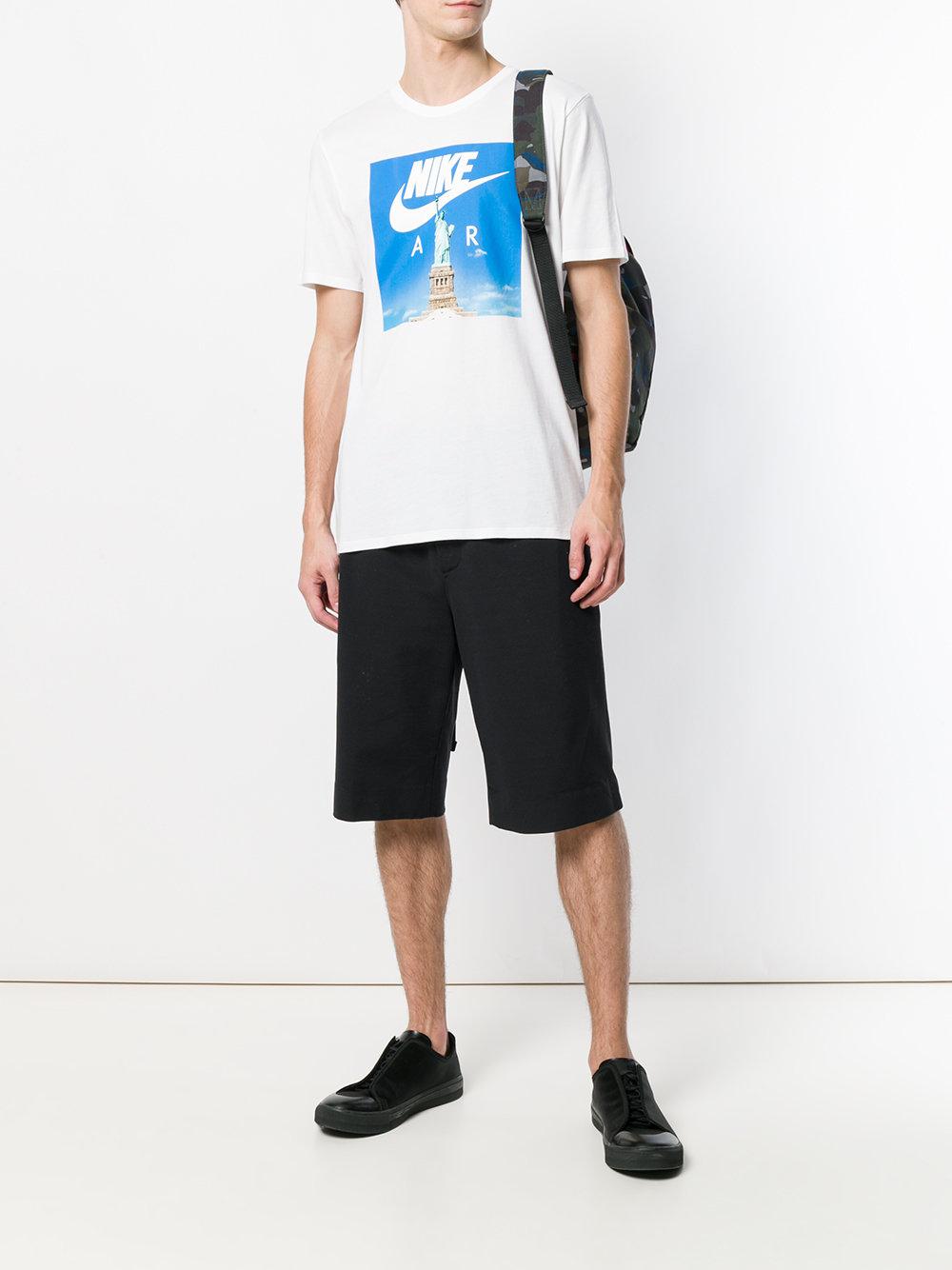 Camiseta deportiva con motivo de la Estatua de la Libertad Nike de hombre  de color Blanco | Lyst