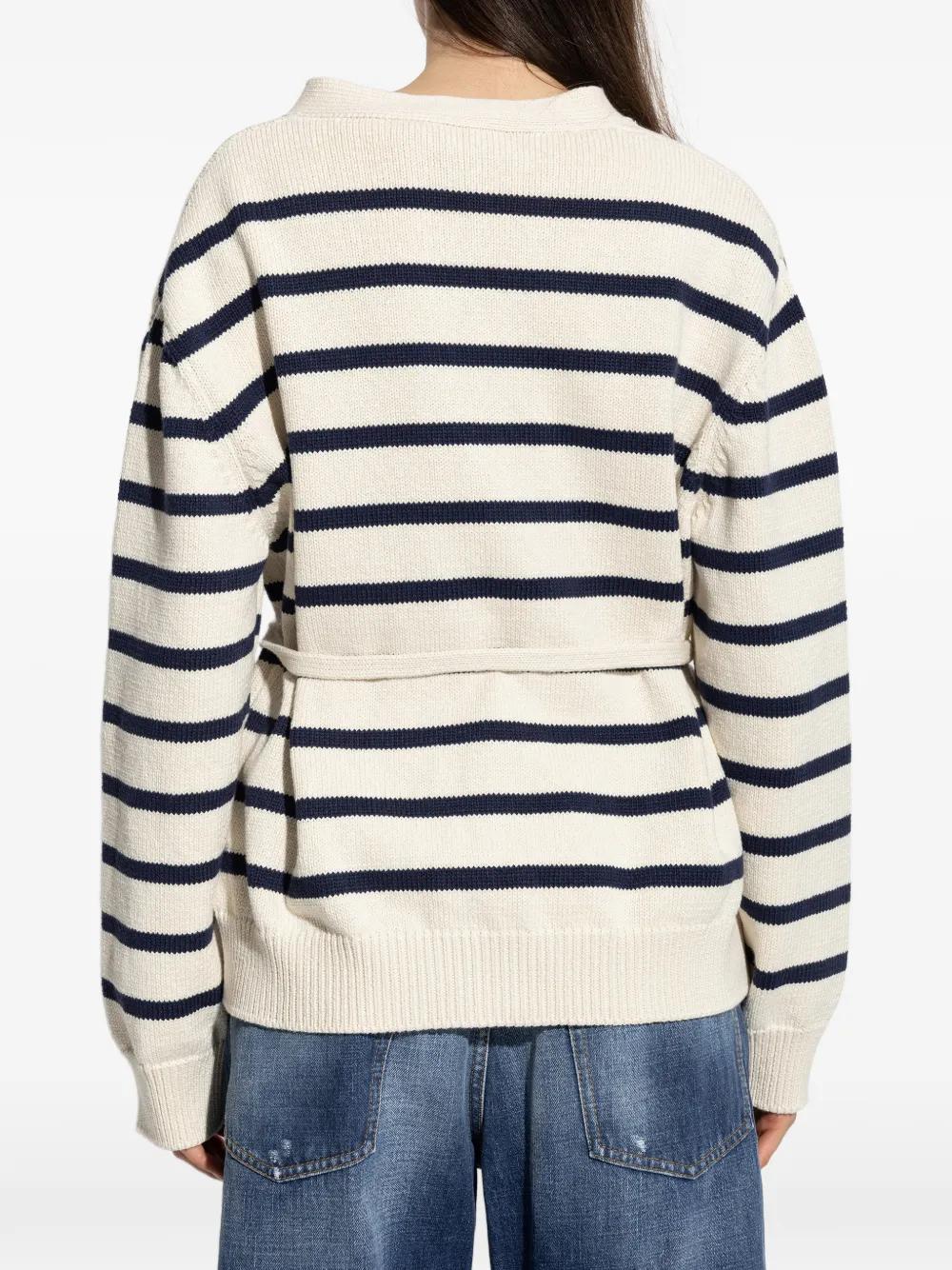 DSquared² ストライプ カーディガン ホワイト | Lyst