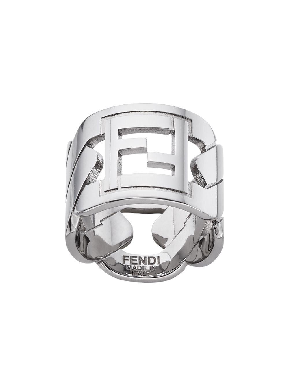 fendi silver ring