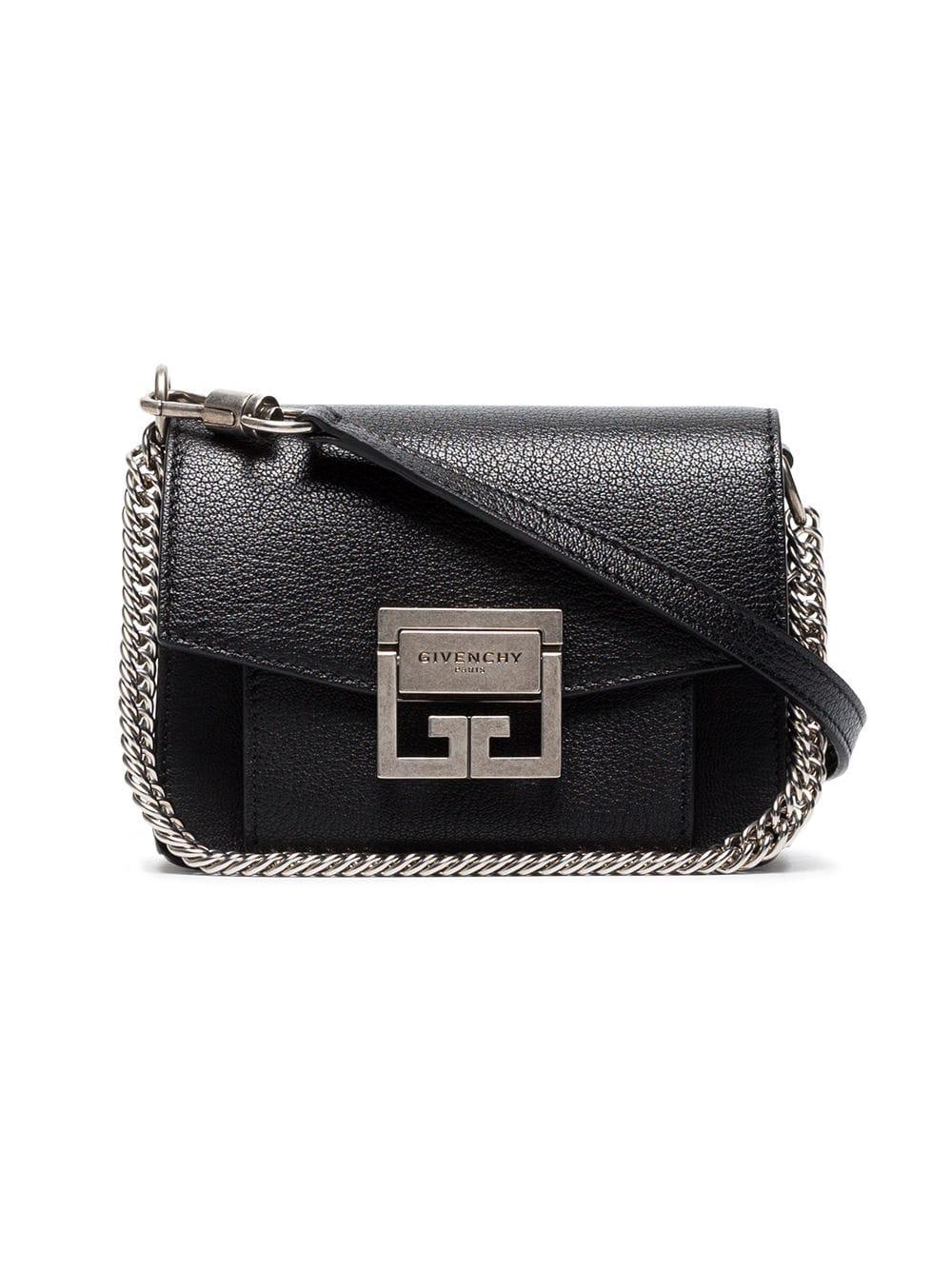 Givenchy Leather Mini Gv3 Bag in Black - Lyst