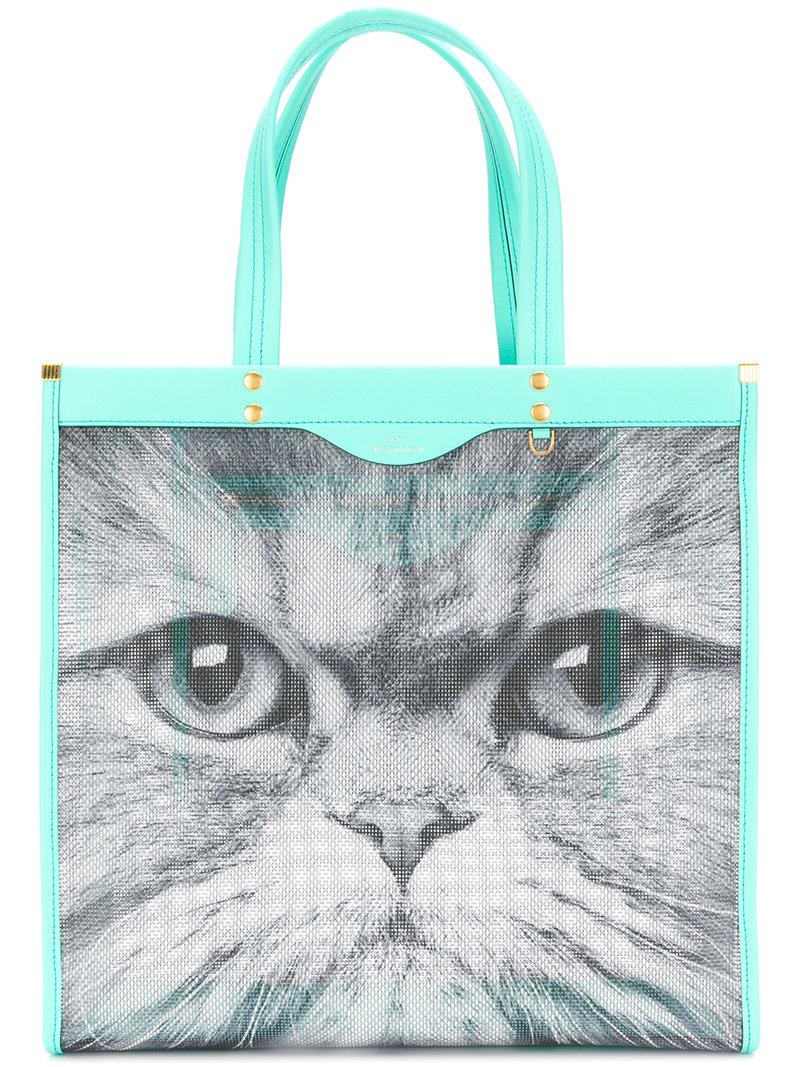 Anya Hindmarch Synthetic Cat Mesh Tote Bag in White Lyst
