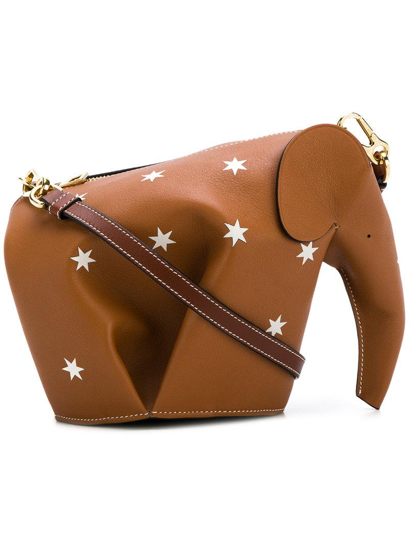 Borsa a elefanteLoewe in Pelle di colore Marrone | Lyst
