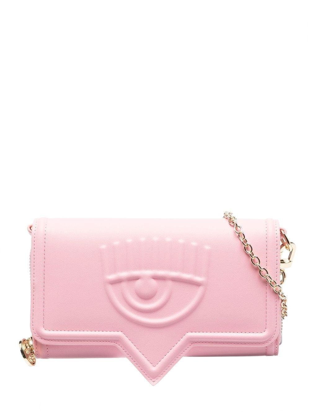 Chiara Ferragni Debossed-logo Crossbody Bag in Pink | Lyst