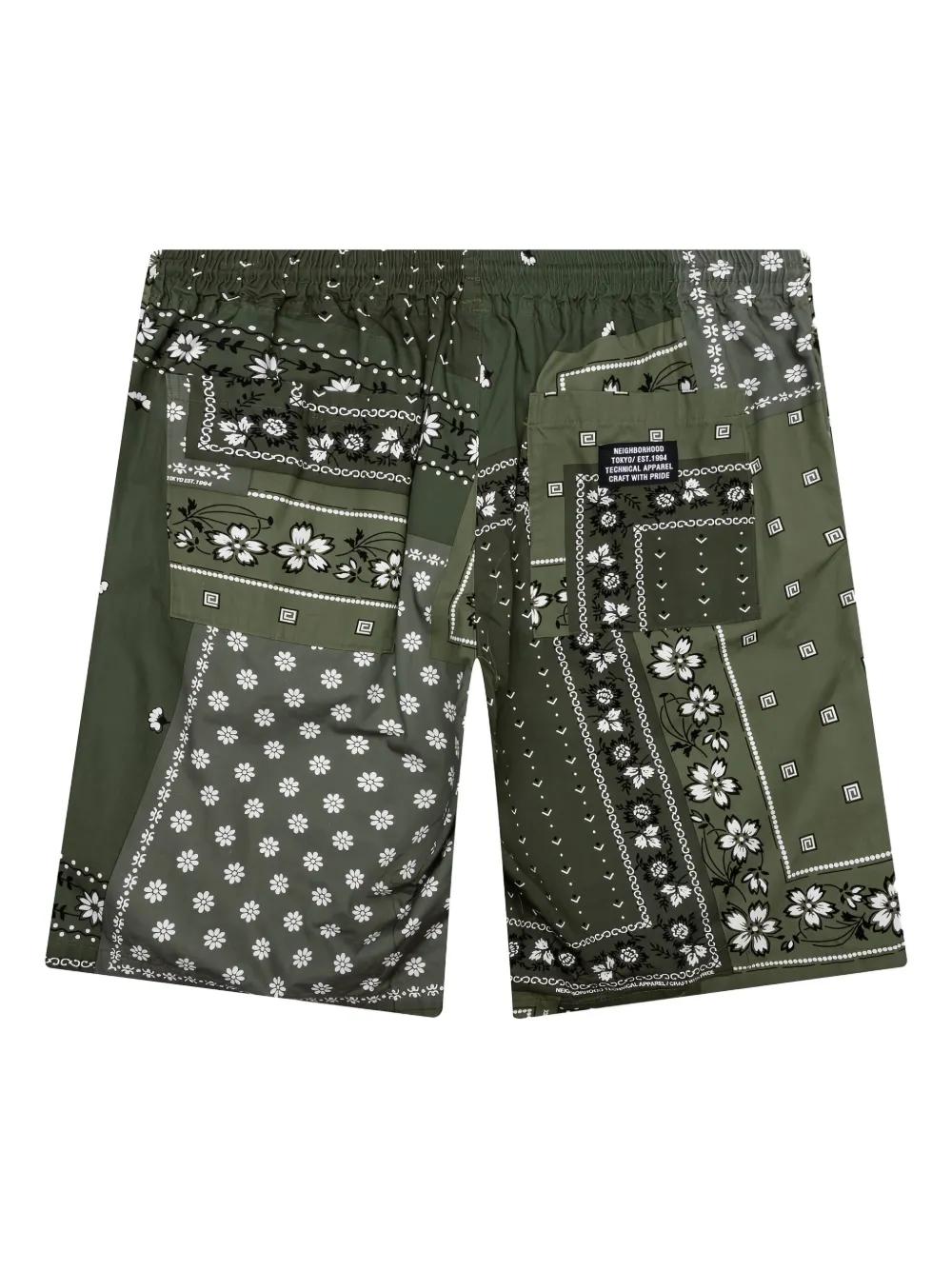 パンツ Neighborhood BANDANA C-ST SHORTS M Neighborhood Bandana Chopped C-ST Shorts - Size Small