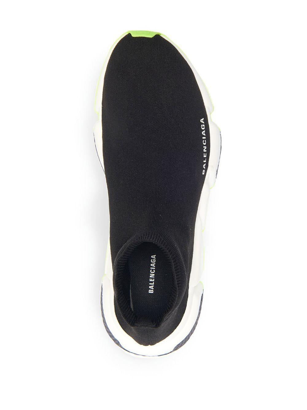 Balenciaga Speed Sock Sneakers in White | Lyst