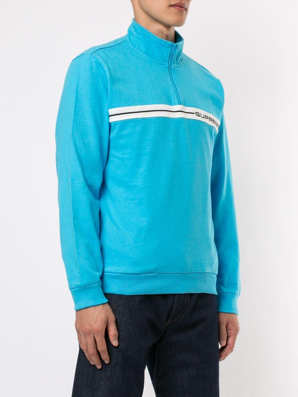 supreme half zip warm up