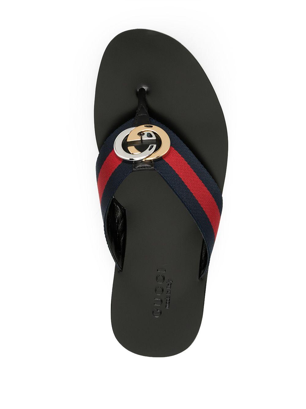 Gucci Kika Thong Sandals in Blue for 