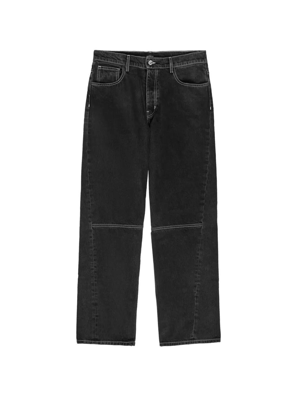 NAHMIAS ストーンウォッシュ ステッチジーンズ 【美品】NAHMIAS 