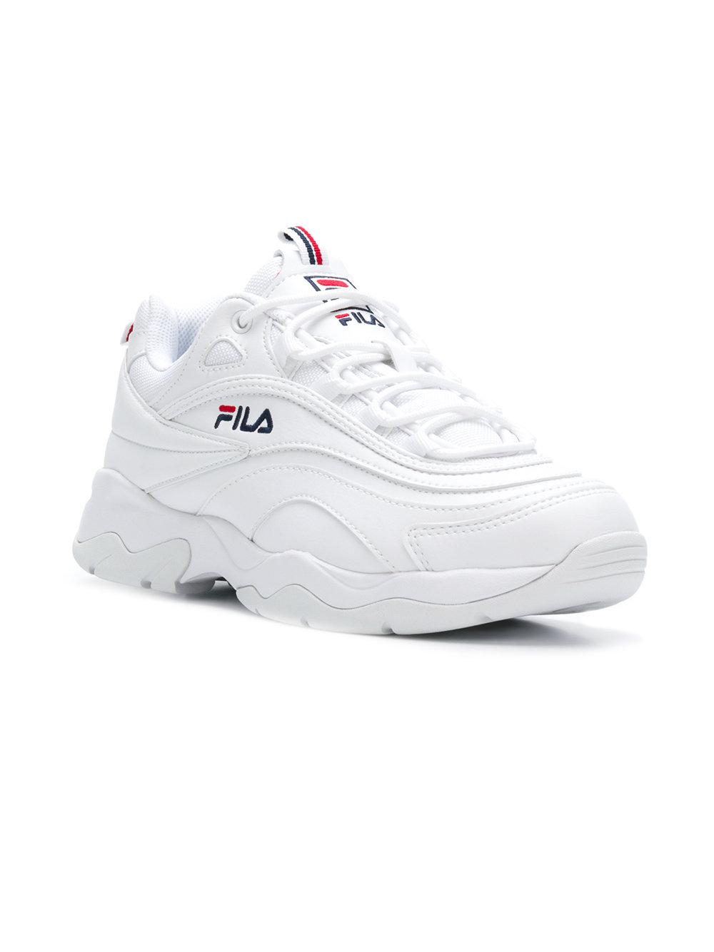 Fila Ray Sneakers in White Lyst