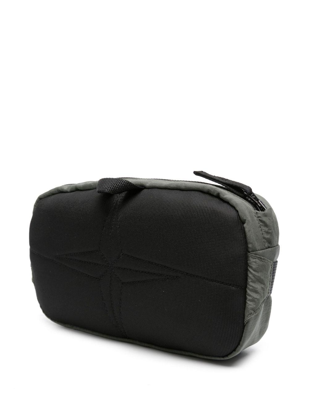 Stone Island Compass-Motif Belt Bag in Black for Men | Lyst