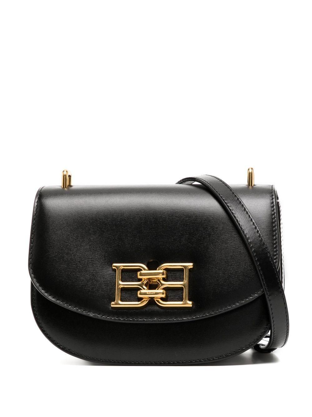 Bally Monogramplaque Leather Crossbody Bag in Black Lyst