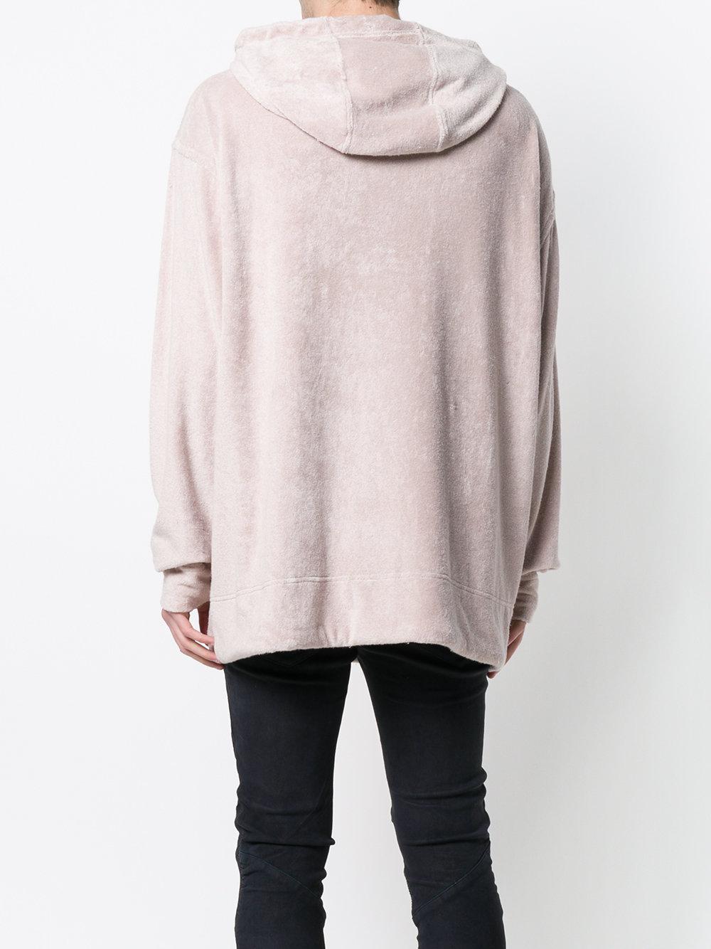 oversized hooded jumper