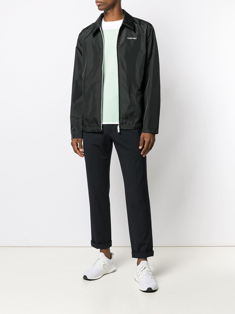 Download Calvin Klein Coach Jacket in Black for Men - Lyst