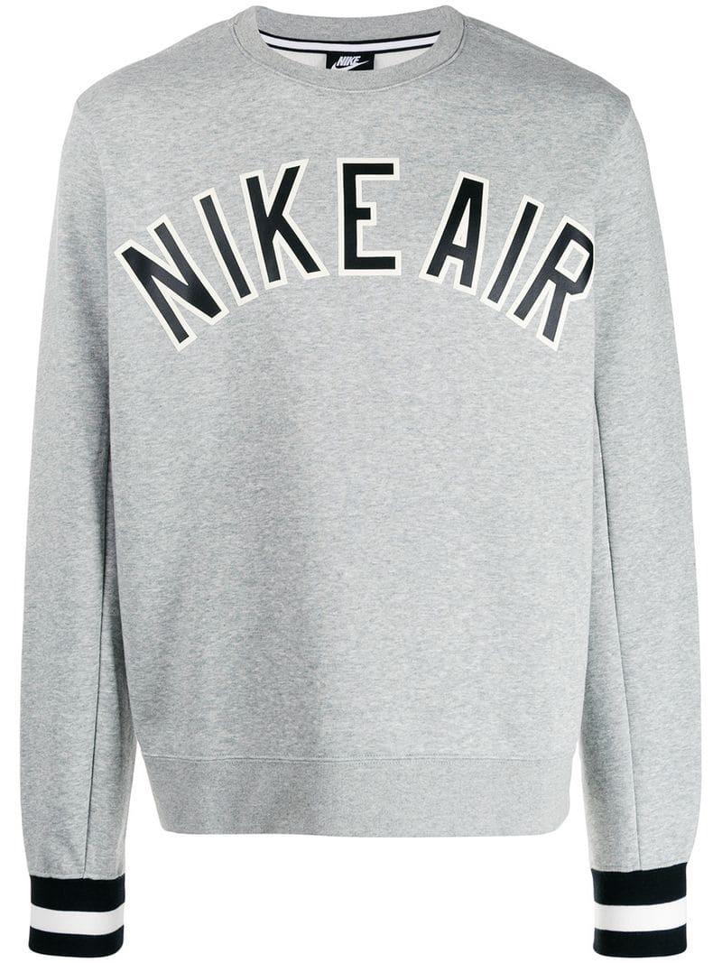 Sudadera Air Nike de Denim de color Gris para hombre | Lyst