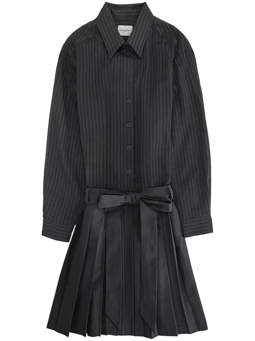ミュージシャン Layered Coller Blouse [WH/] SHEER PLAID VOLUME SLEEVE TOPS｜TOPS(トップス)｜CLANE