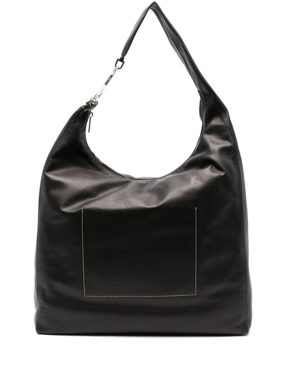 Rick Owens メンズ ブラック Cerberus ショルダーバッグ 