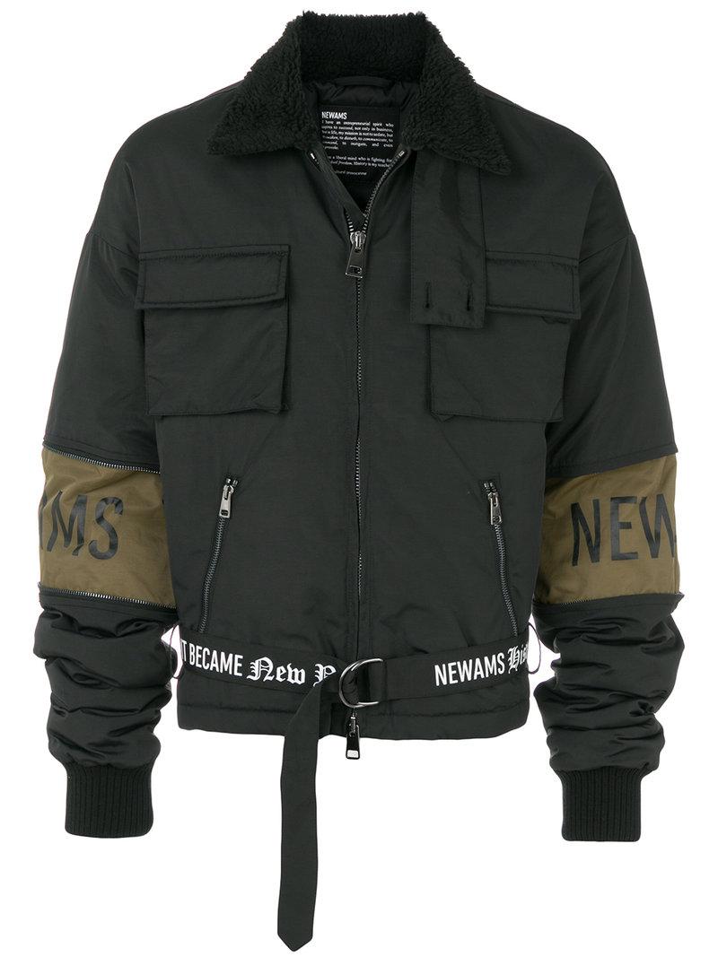 Lyst - Newams Cargo Jacket in Black for Men